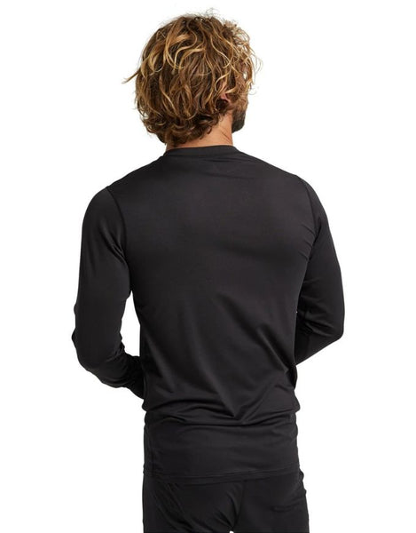 Burton Mens Lightweight X Base Layer Crew 2026 | True Black