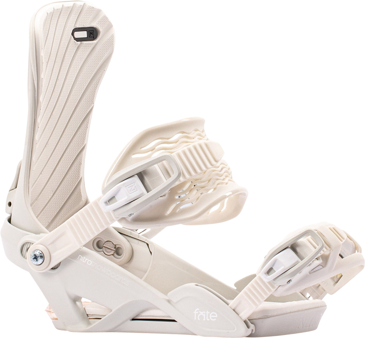 Nitro Fate Women's Snowboard Binding 2027 | Off-White