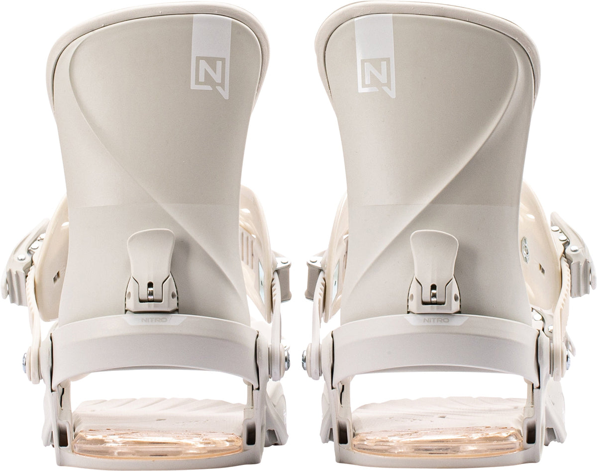 Nitro Fate Women's Snowboard Binding 2027 | Off-White