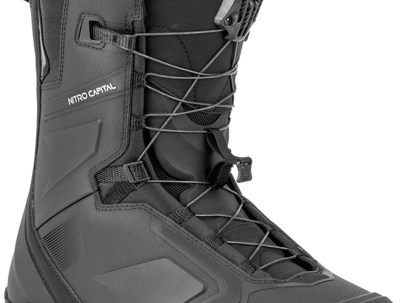 Nitro Capital TLS+ Men's Snowboard Boots 2027 | Black