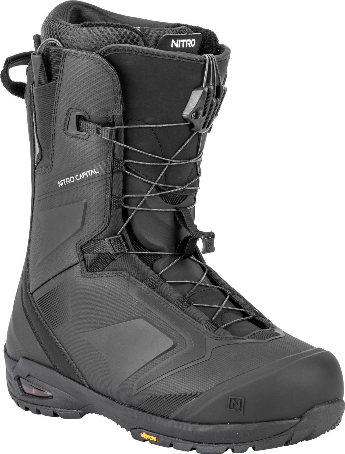 Nitro Capital TLS+ Men's Snowboard Boots 2027 | Black