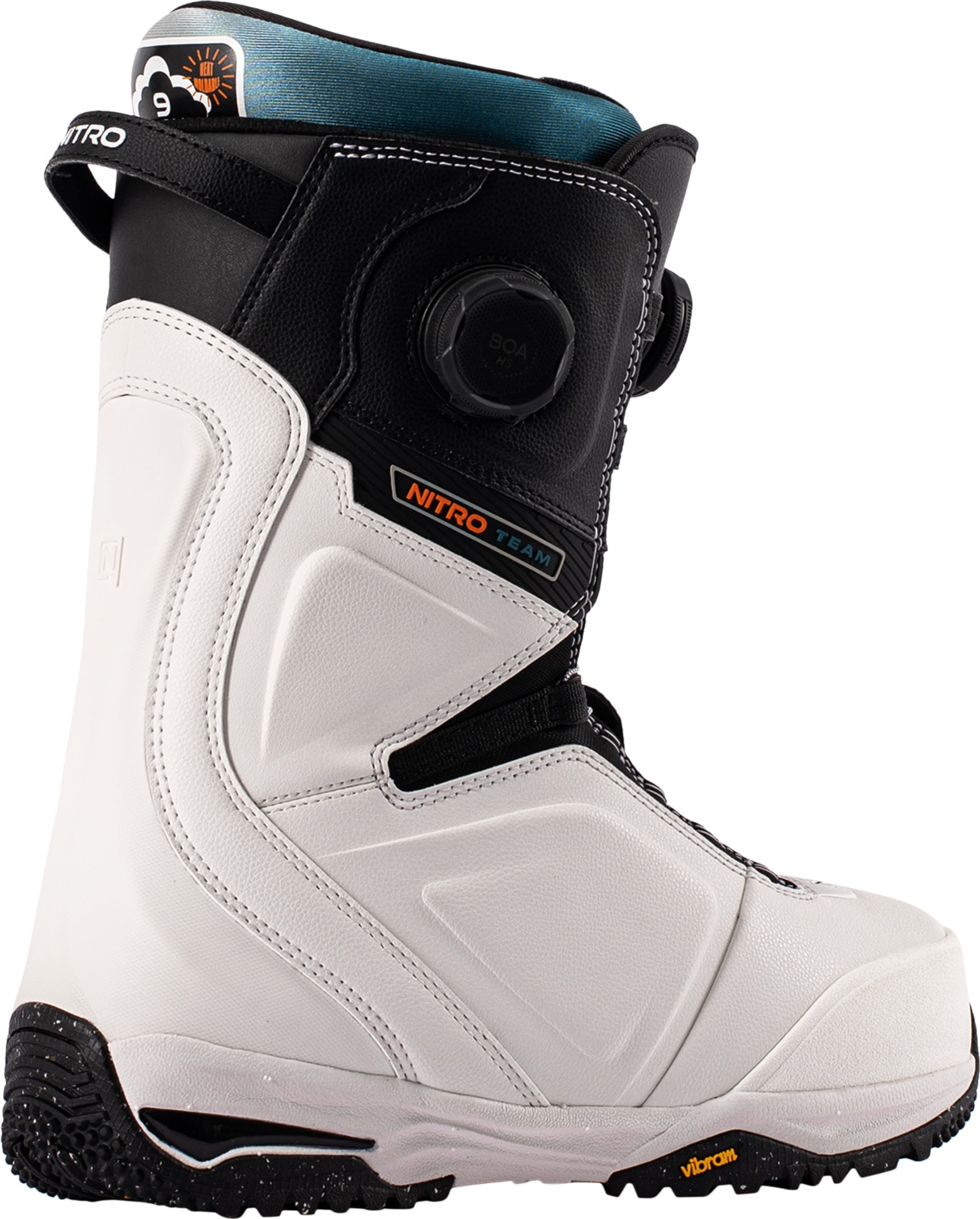 Nitro Team Boa Men's Snowboard Boots 2027 | White-Black