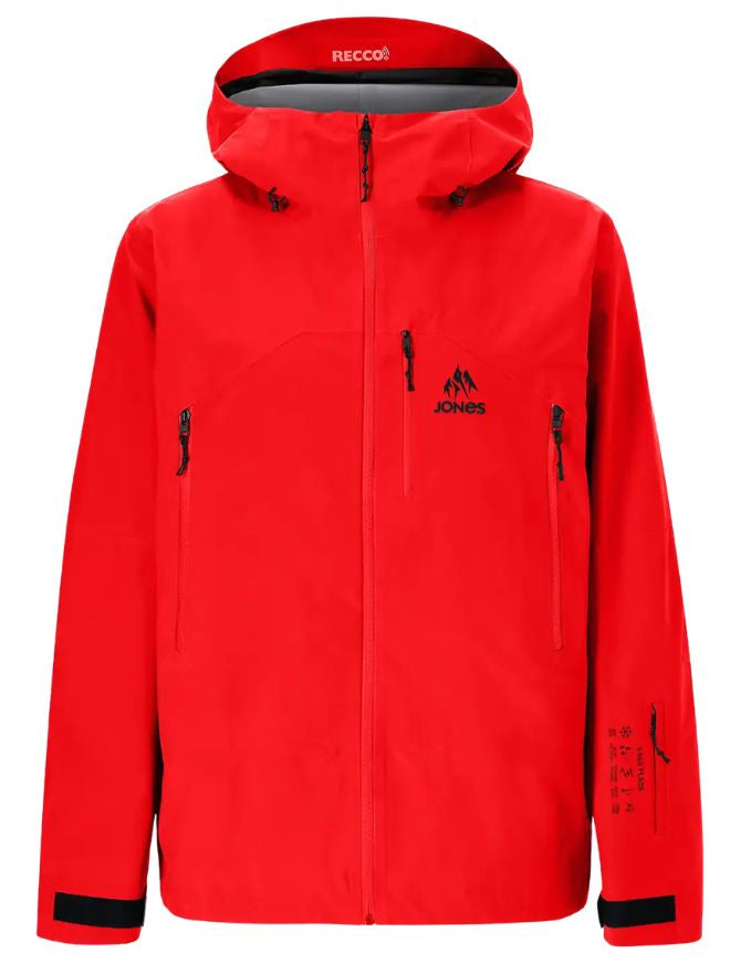 Jones Men's Further 3L Jacket 2027 | Lava Red