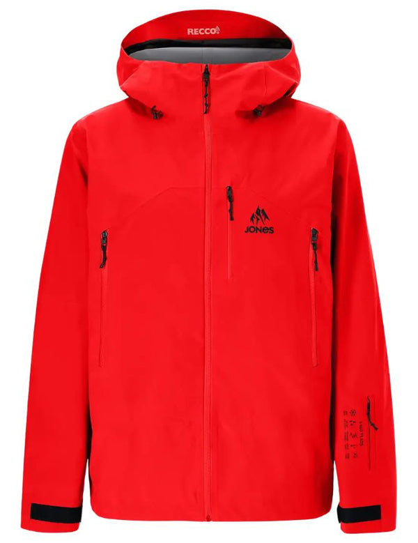 Jones Men's Further 3L Jacket 2027 | Lava Red