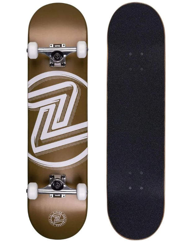 Z-Flex Logo Gold Complete Skateboard | 7.8"