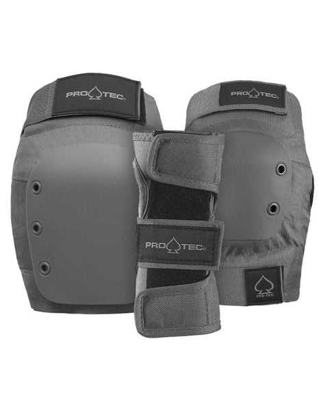 Protec Street Adult Pads 3 Pack | Grey