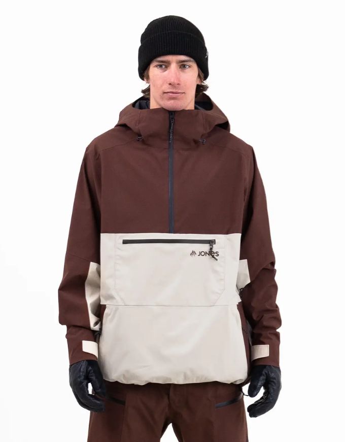 Jones MTN Surf Recycled Men's Jacket 2026 | Coffee Brown
