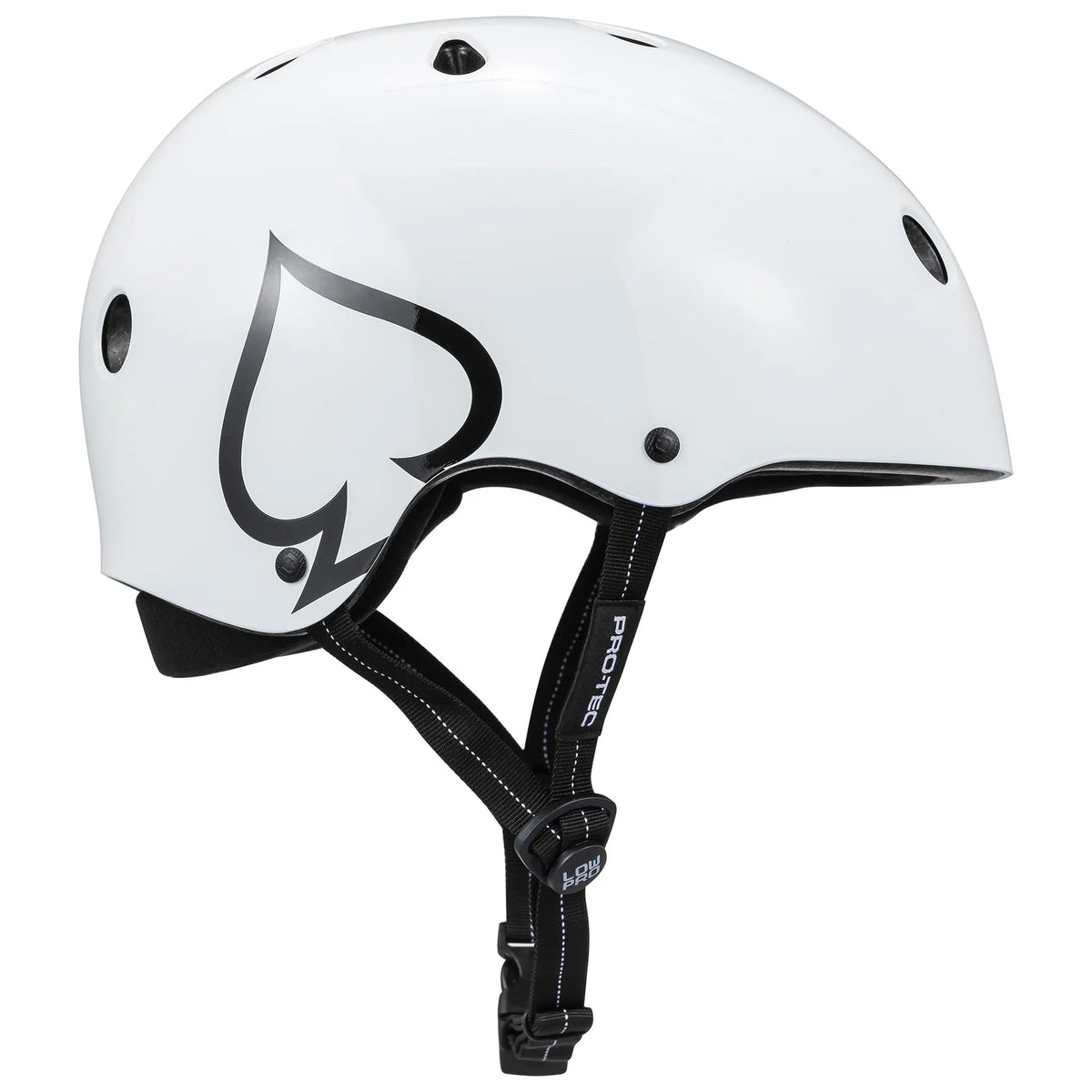 Protec Low Pro Certified Helmet | Gloss White