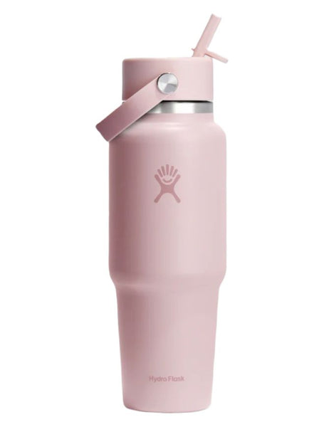 Hydro Flask 32oz Wide Flex Straw Travel | Trillium Pink
