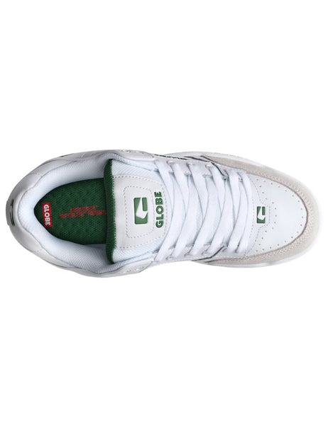 Globe Tilt Shoe | White/Green