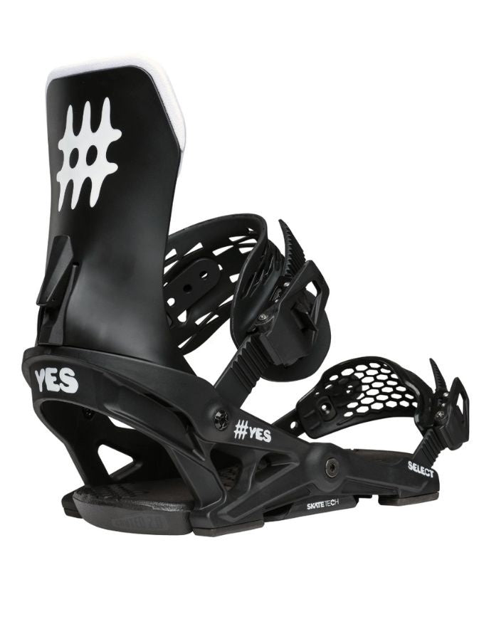 Yes Select Snowboard Binding 2026 | Pitch Black