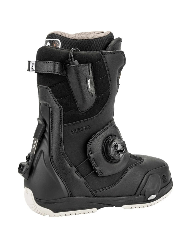 Nitro Women's Cave TLS Step-On Snowboard Boots 2025 | Black