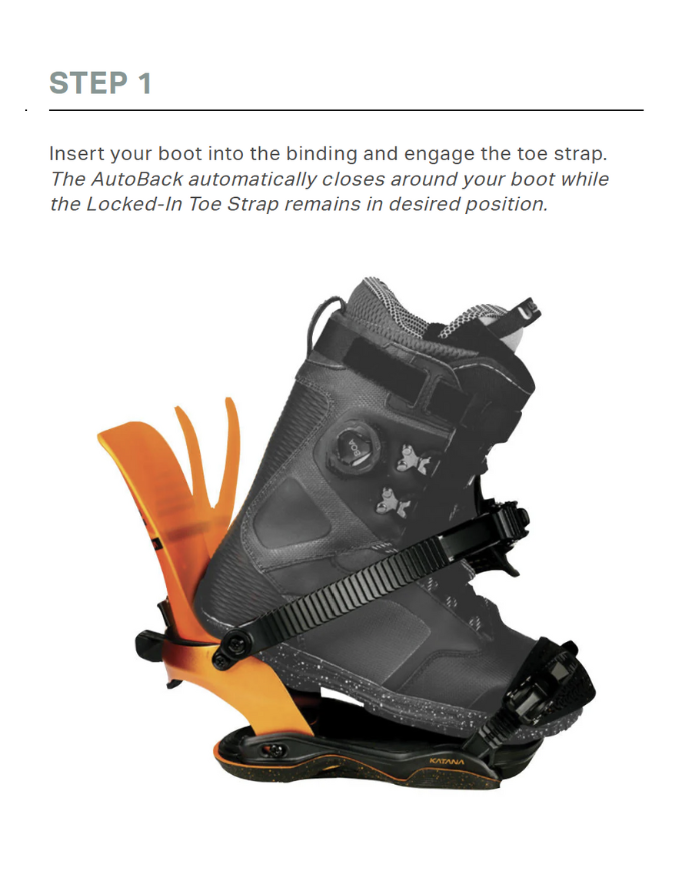 Rome AW Katana FASE Snowboard Binding 2027 | Stealth Black