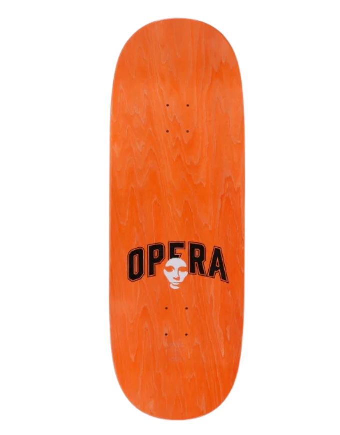 Opera Triple Torn Mask Skateboard Deck Red/Orange/Yellow | 11"