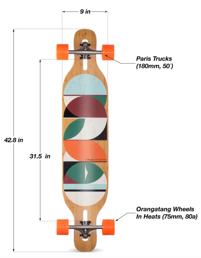 Loaded Dervish Sama V2 Longboard | 42"