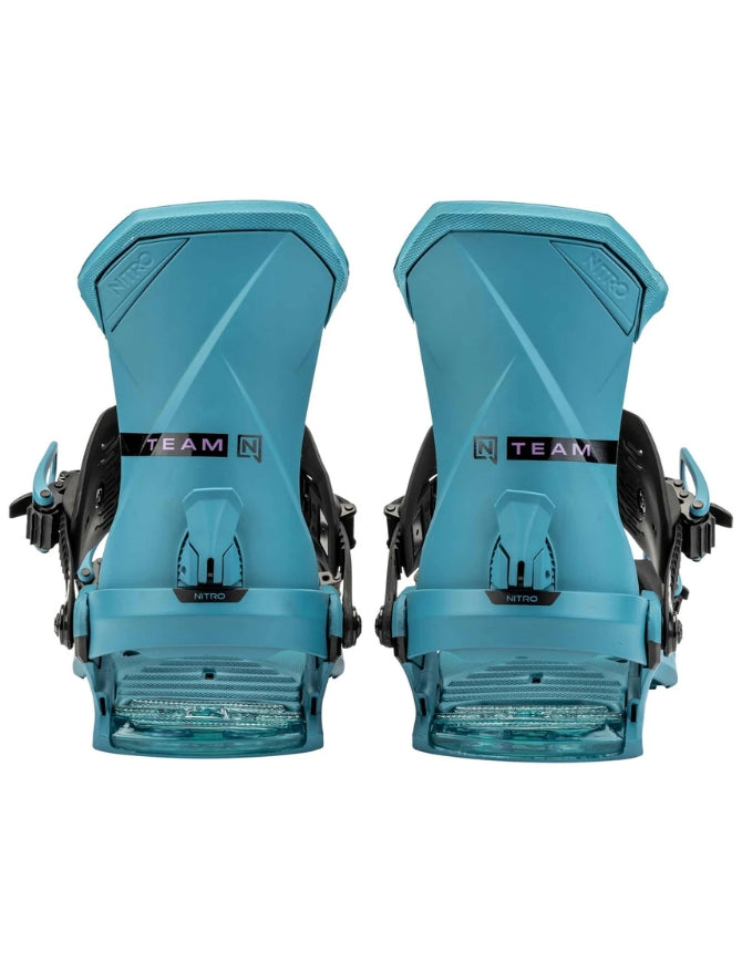 Nitro Men's Team Snowboard Binding 2025 | Turquoise