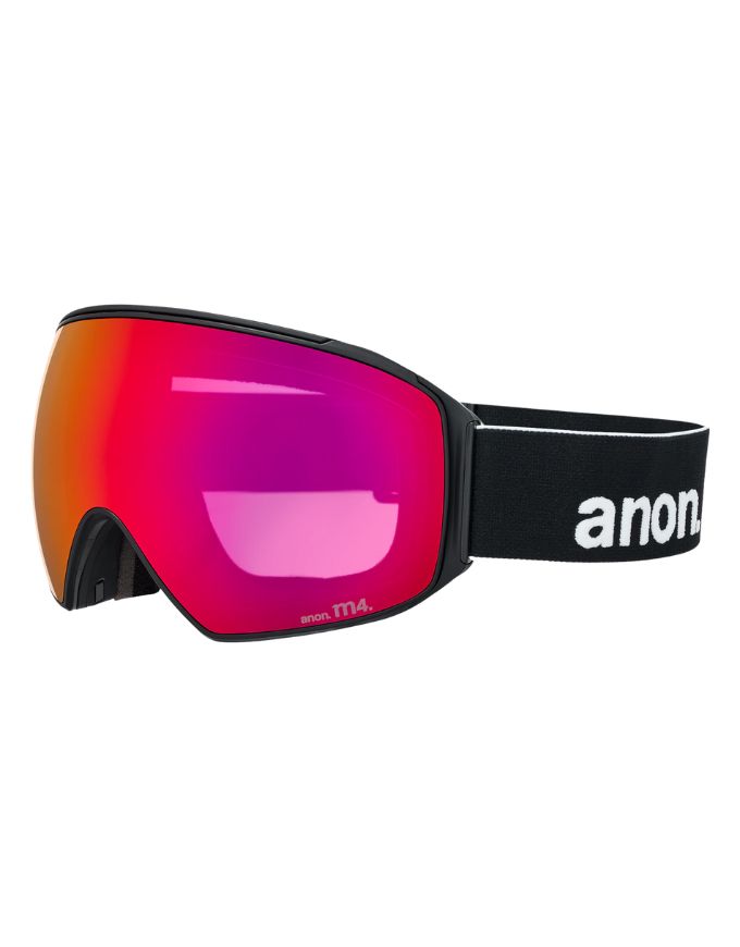 Anon M4 Cylindrical Goggle 2026 | Black / Sunny Red