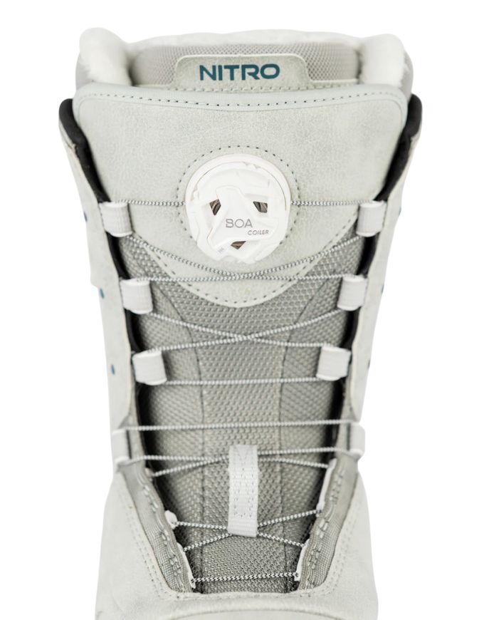 Nitro Crown Boa Women's Snowboard Boots 2026 | Light Grey
