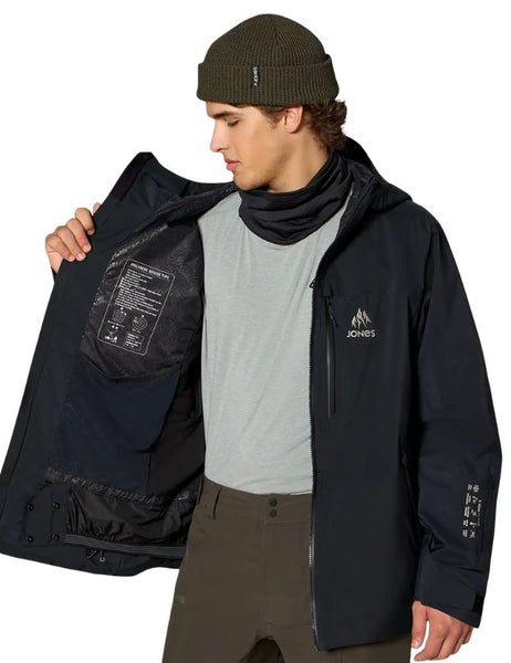 Jones Men's Deeper Insulated GORE-TEX Jacket 2027 | Stealth Black