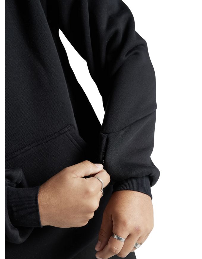Yuki Threads Signature Box Hoodie 2026 | Black