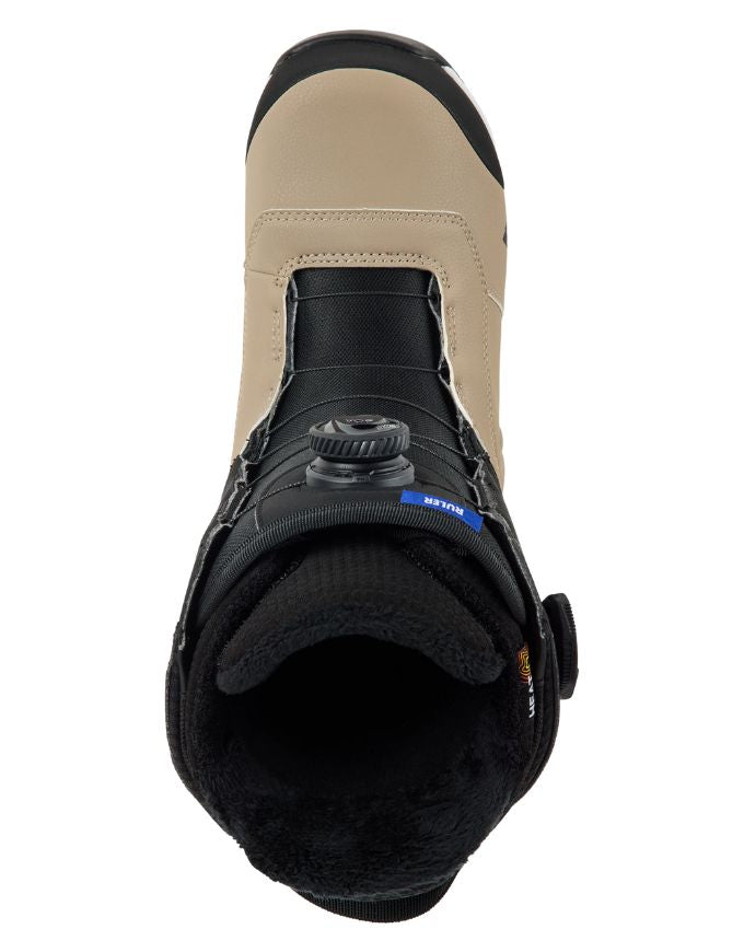 Burton Men's Ruler Boa Snowboard Boot 2026 | Black/Summit Taupe