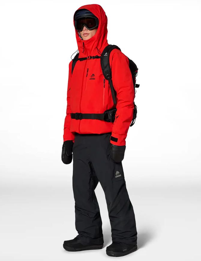 Jones Men's Further 3L Jacket 2027 | Lava Red
