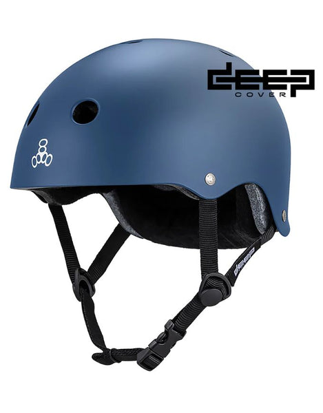 Triple 8 Deep Cover Certified Helmet | Matte Navy
