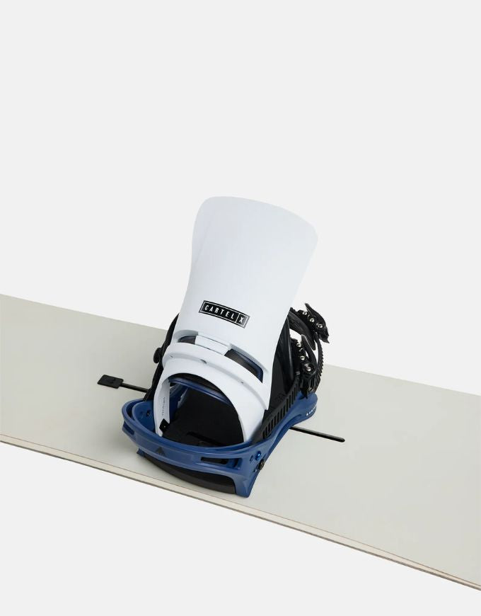 Burton Men's Cartel X Snowboard Binding 2026 | Nightfall / White