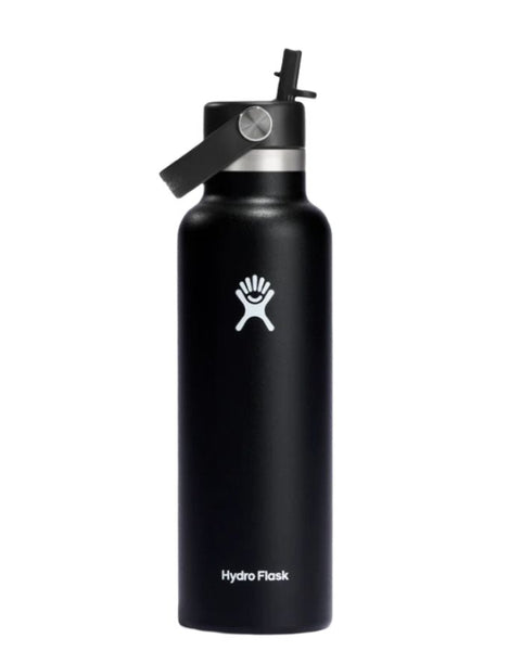 Hydro Flask 21oz Standard Flex Straw Cap | Black Black