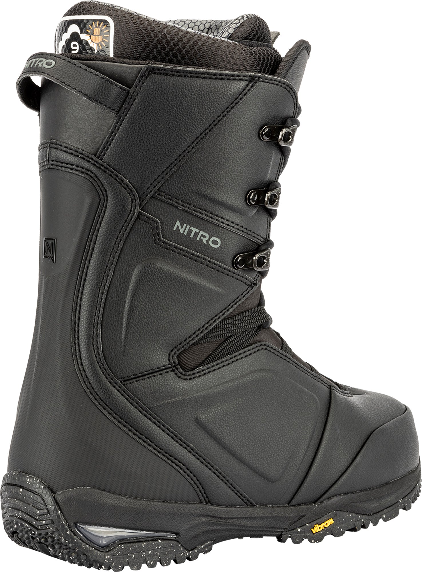 Nitro Team Lace Men's Snowboard Boots 2027 | Black