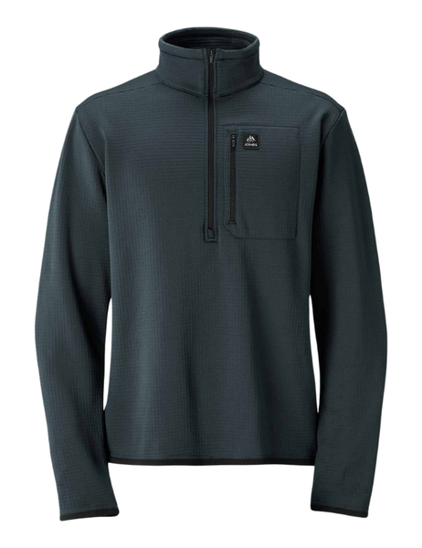 Jones Flagship Grid 1/2 Zip Men's Fleece 2025 | Dawn Blue