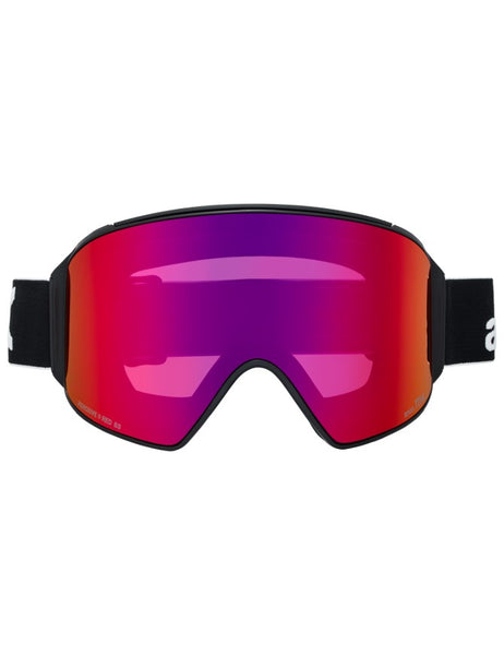 Anon M4 Cylindrical Goggle 2027 | Black / Perceive Sunny Red