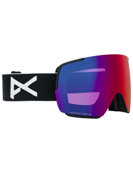 Anon M5S Goggle Low Bridge 2027 | Black / Perceive Sunny Red