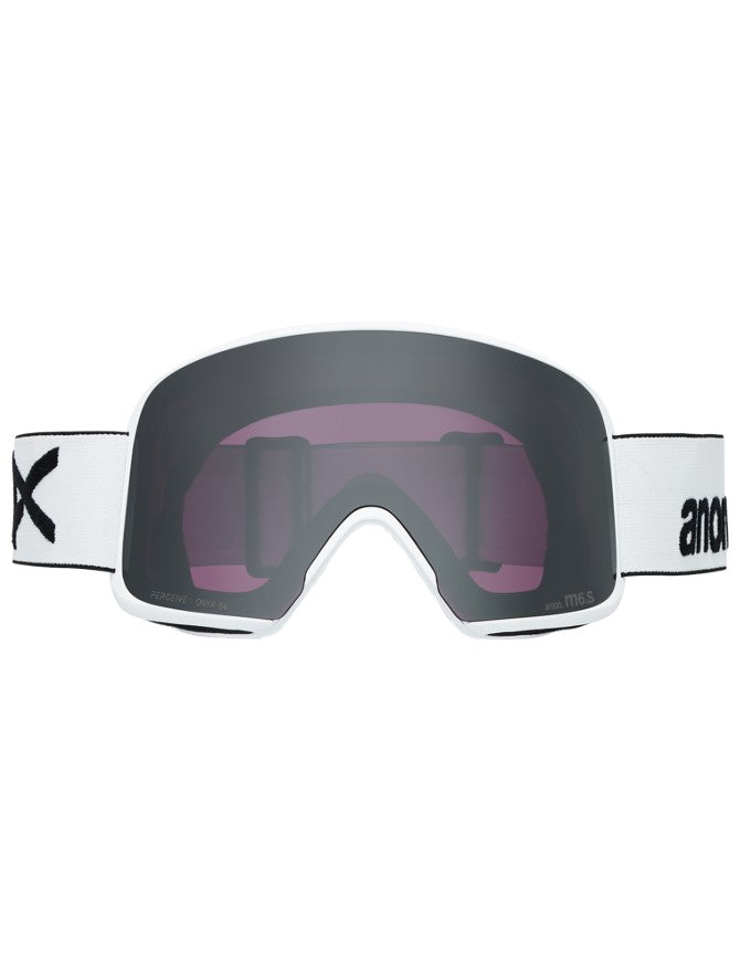 Anon M6S Goggle Low Bridge 2027 | White / Perceive Sunny Onyx