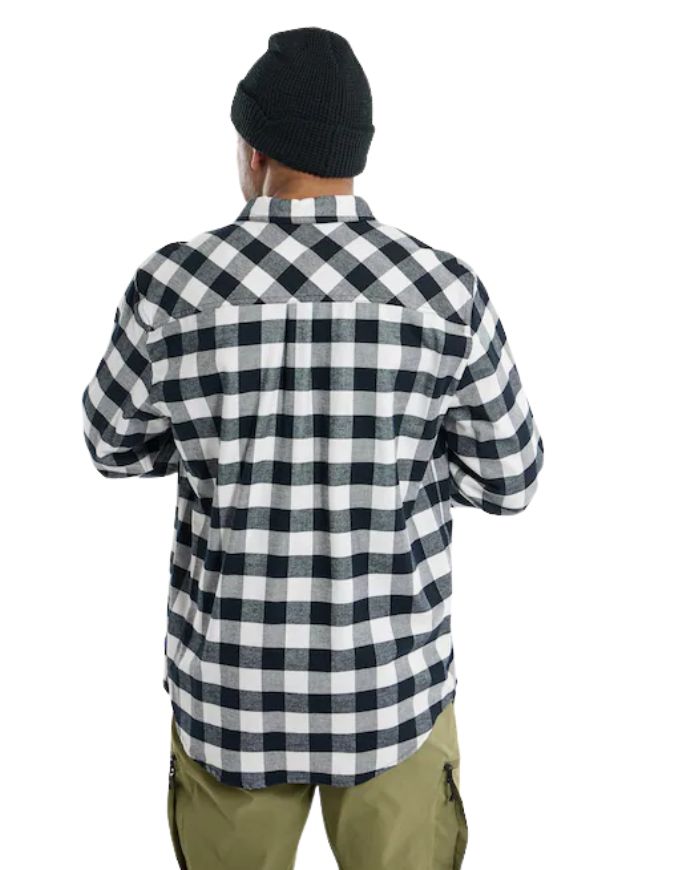 Burton Favourite LS Flannel 2025 | Stout White Buffalo Plaid