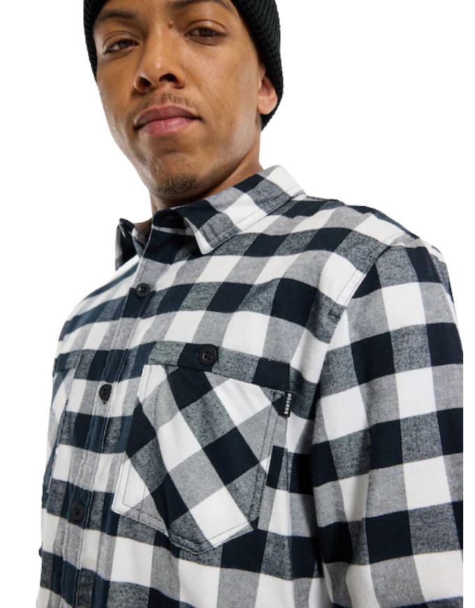 Burton Favourite LS Flannel 2025 | Stout White Buffalo Plaid