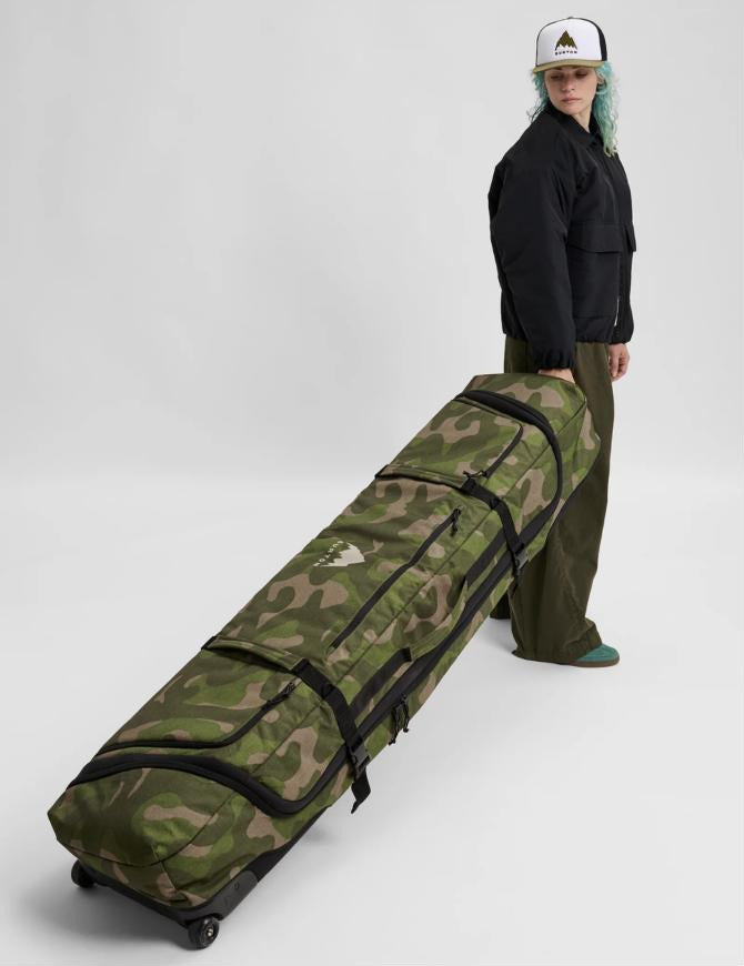 Burton Wheelie Flight Attendant Snowboard Bag 2027 | Keel Camo