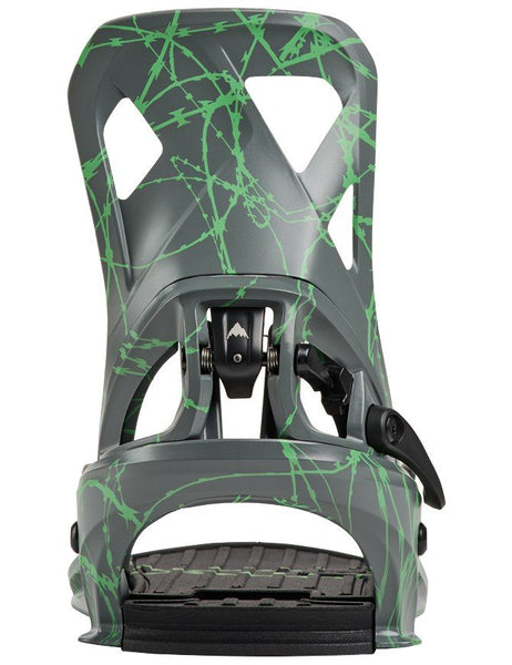Burton Men's Step On Snowboard Binding 2027 | Gray/Green Voltage