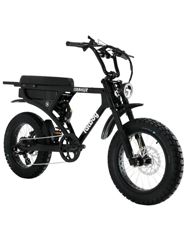Fatboy Scrambler V3 Electric Bike | Gloss Black EN15194