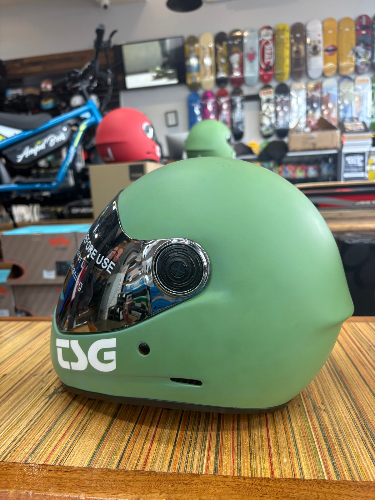 TSG Pass Pro Helmet | Fatigue Green (Ex-Display)