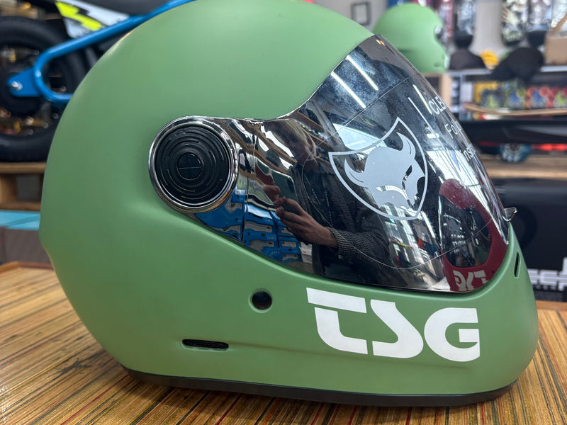 TSG Pass Pro Helmet | Fatigue Green (Ex-Display)