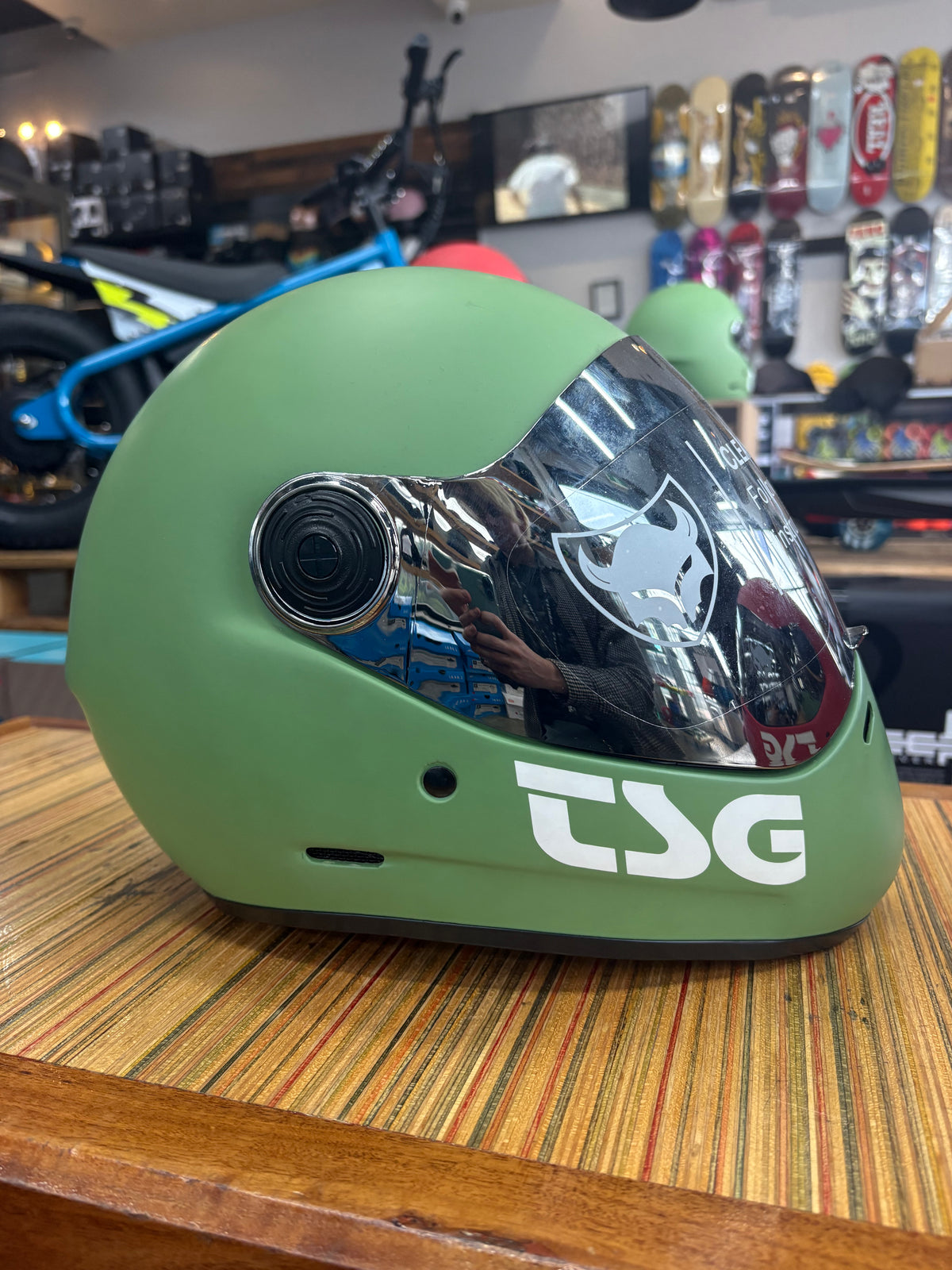 TSG Pass Pro Helmet | Fatigue Green (Ex-Display)