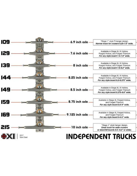 Independent Stage 11 Standard Trucks Silver | 139