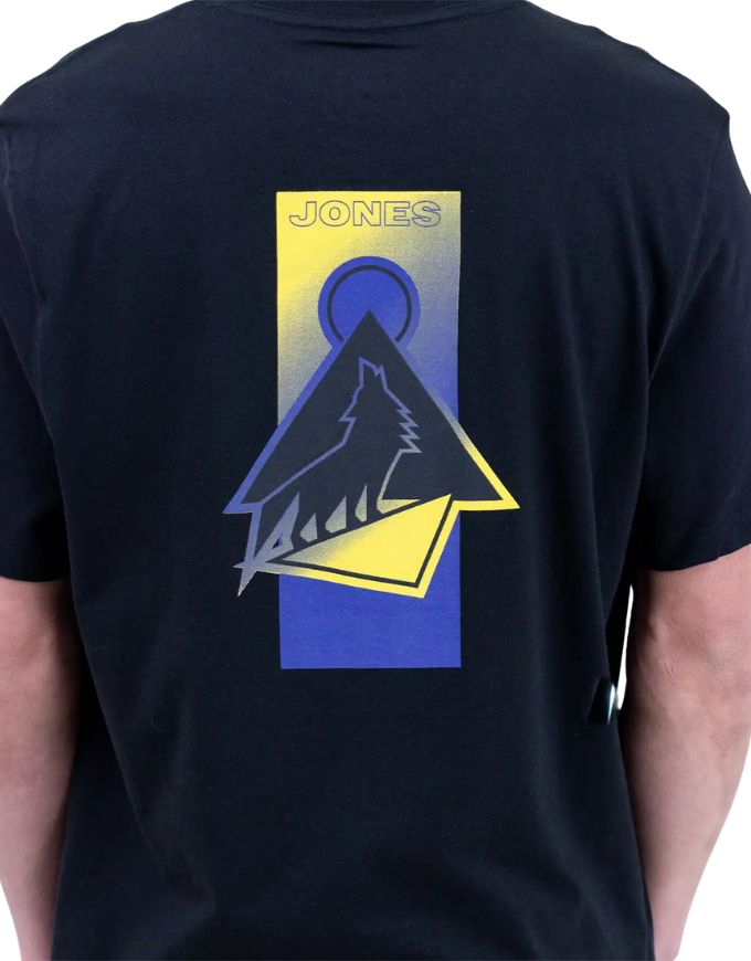 Jones Graphic Organic Cotton Tee 2026 | Black