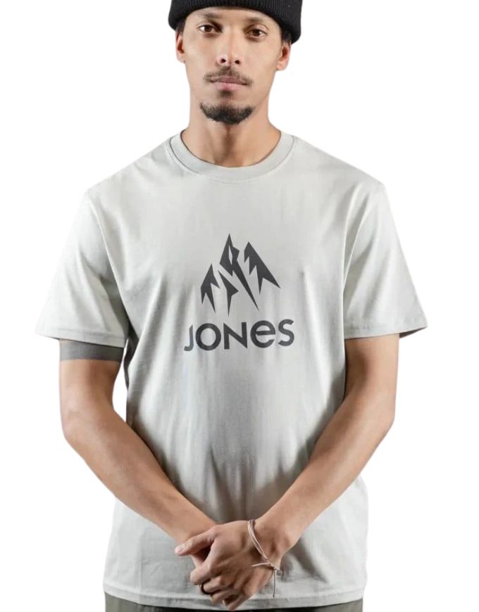 Jones Truckee Organic Cotton Tee 2026 | Smoke Grey