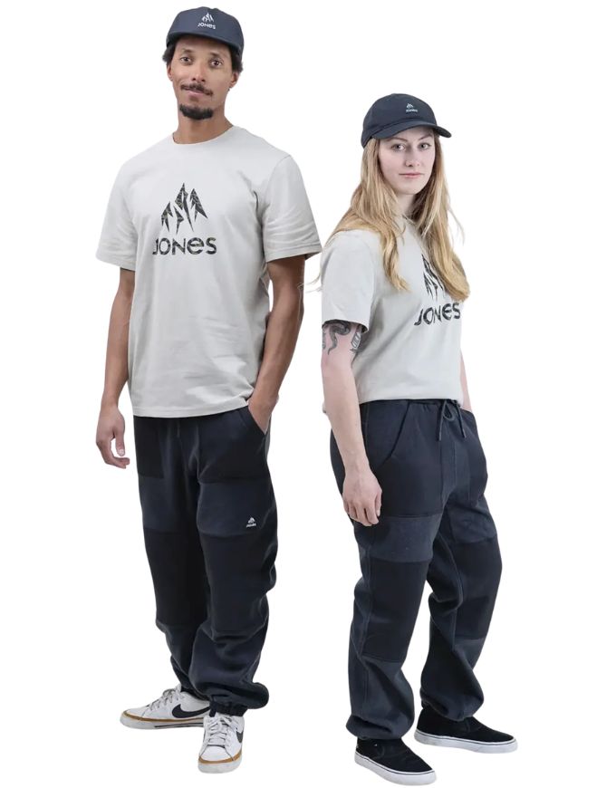 Jones Truckee Organic Cotton Tee 2026 | Smoke Grey