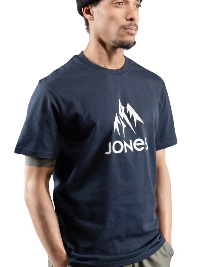 Jones Truckee Organic Cotton Tee 2026 | Stealth Black