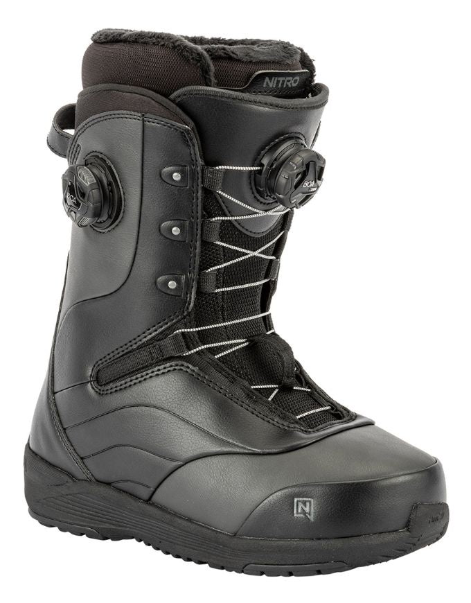 Nitro Crown Boa Women's Snowboard Boots 2026 | Black