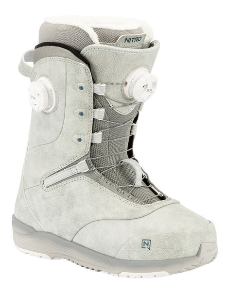 Nitro Crown Boa Women's Snowboard Boots 2026 | Light Grey