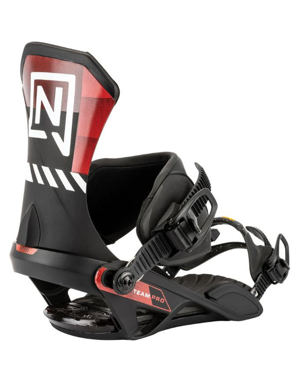 Nitro Team Pro Mens Snowboard Binding 2026 | Black / Red